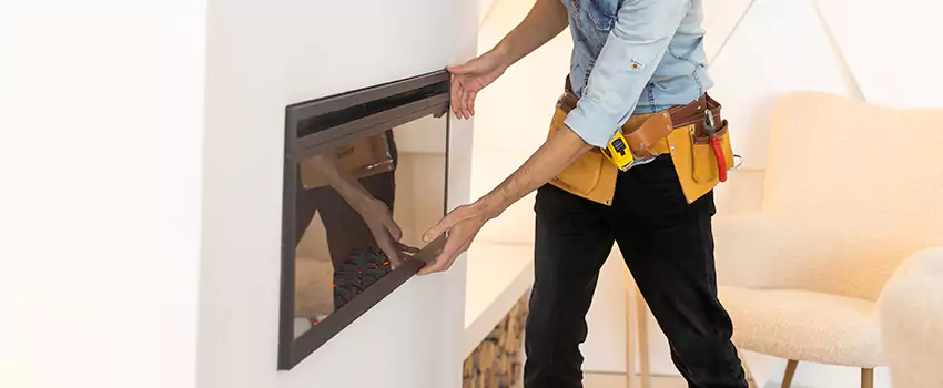 Metal Fireplace Installation in Scarsdale, New York